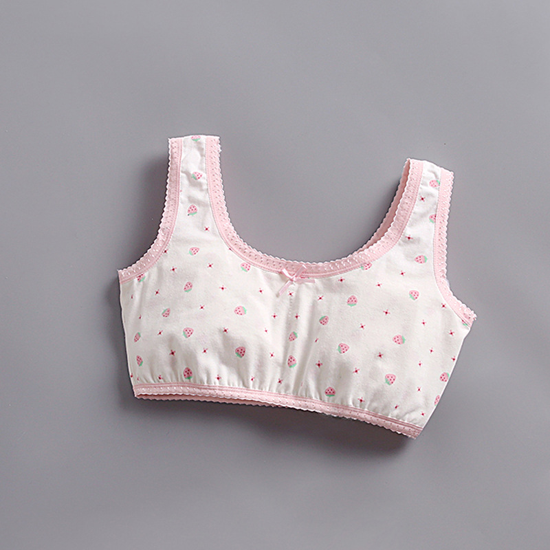 Áo áo lót bé gái Hàn Quốc siêu đẹp chất cotton, áo bra cho bé gái từ 20-50kg