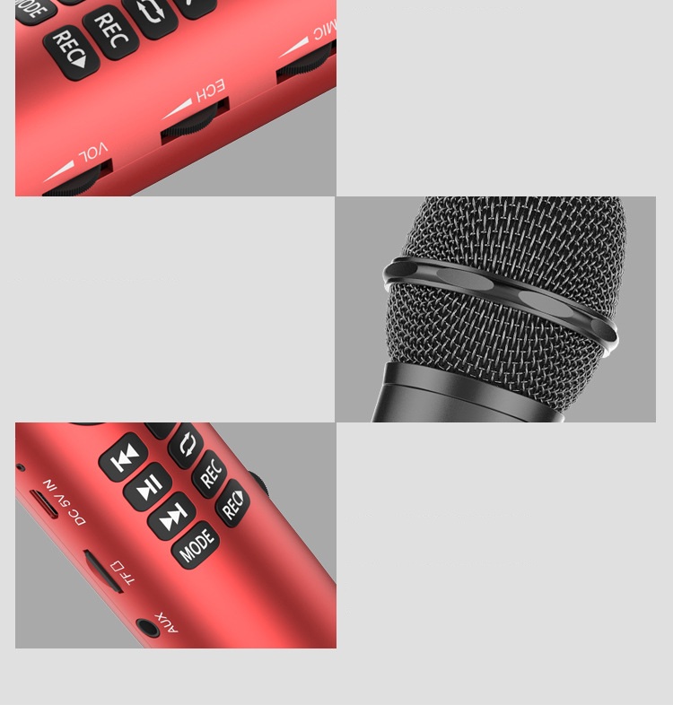 Micro karaoke Bluetooth PF167 L598 3 trong 1