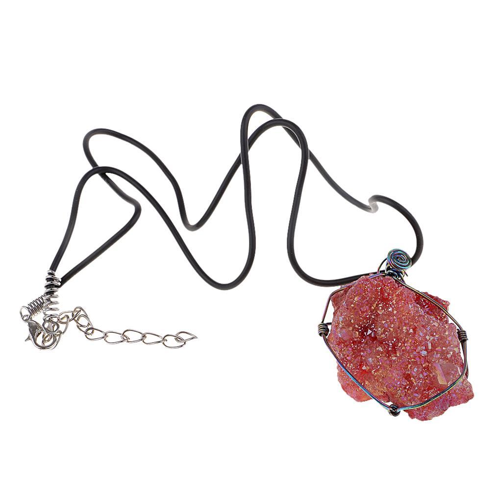 Fashion Red Agate Pendant Necklace Lady Women Gift