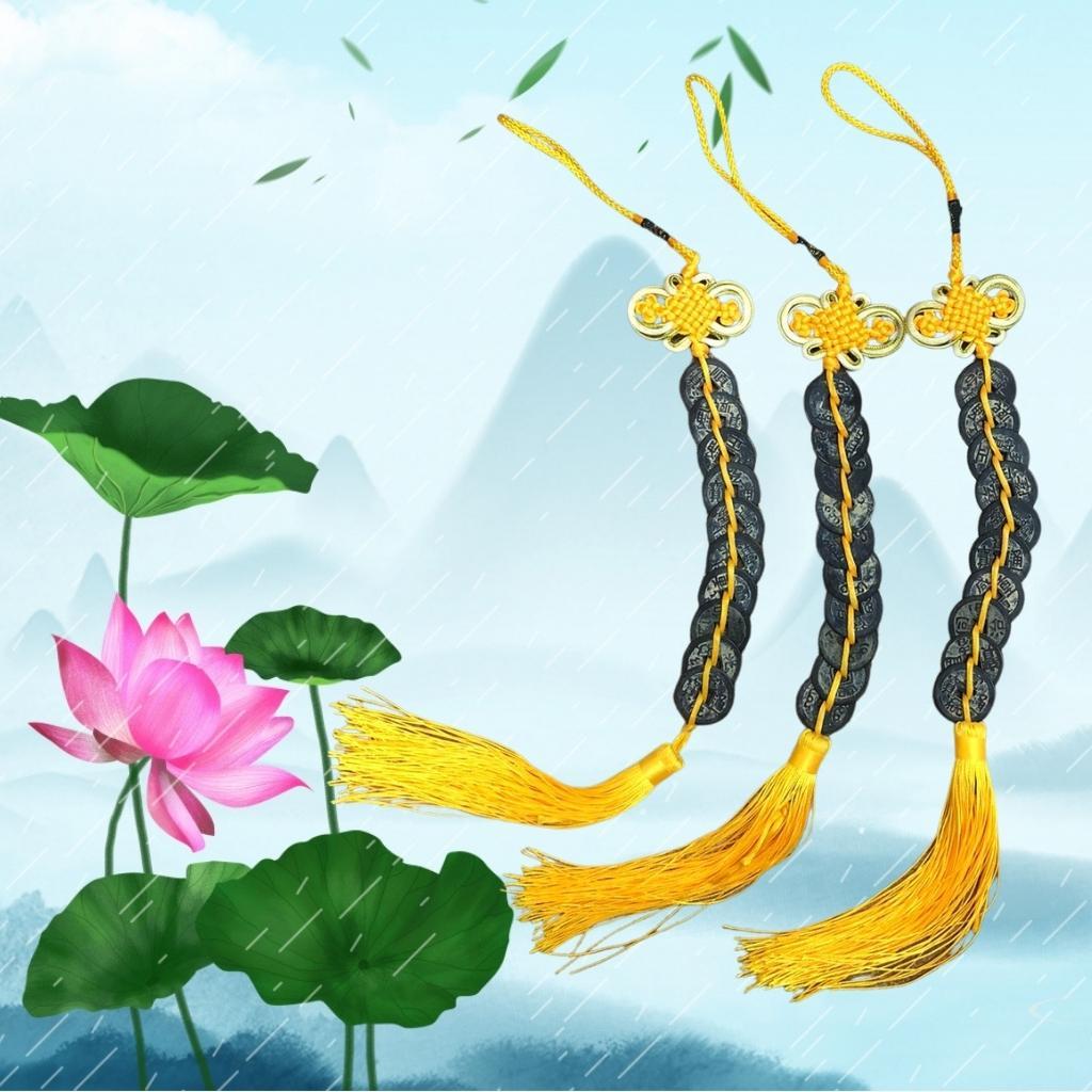 Xâu Tiền Xu Cổ Thập Đế phong thủy cho nhà và xe  206765