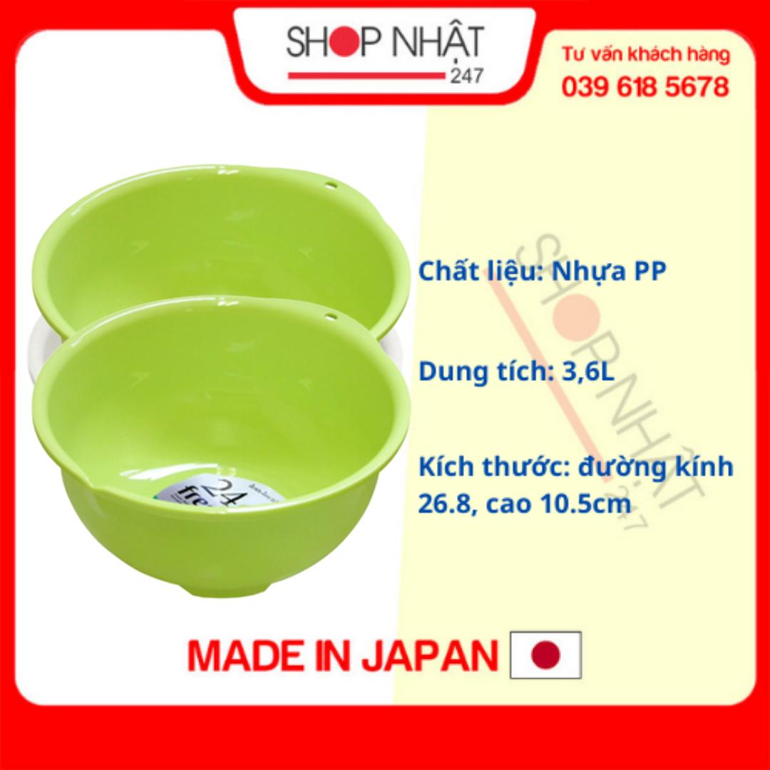 Combo Chậu nhựa nội địa Nhật Bản - Xanh