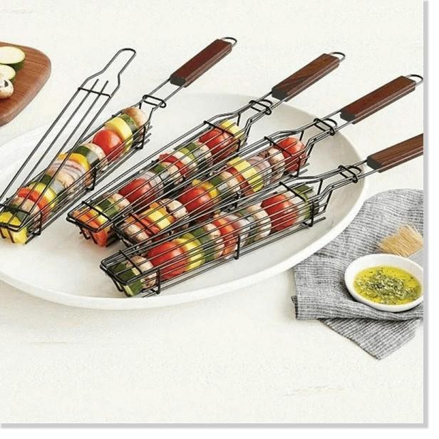 Dụng cụ Làm Đồ Nướng Grill Baskets BBQ phong cách Mỹ