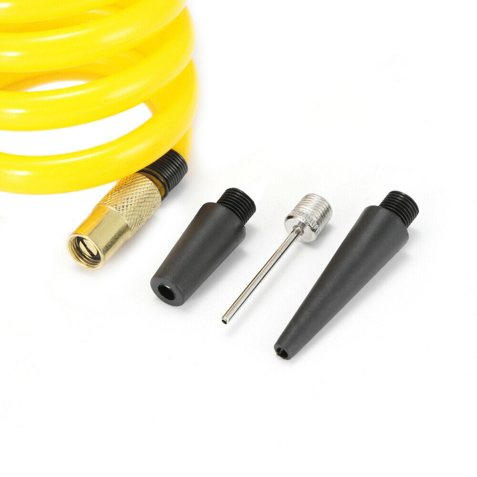 Portable Air Compressor Pump Heavy Duty Tire Inflator for Car Truck SUV Tires,12V 35L/MIN Air Pump 100PSI with Nozzle Adaptors and Inflatable Needle