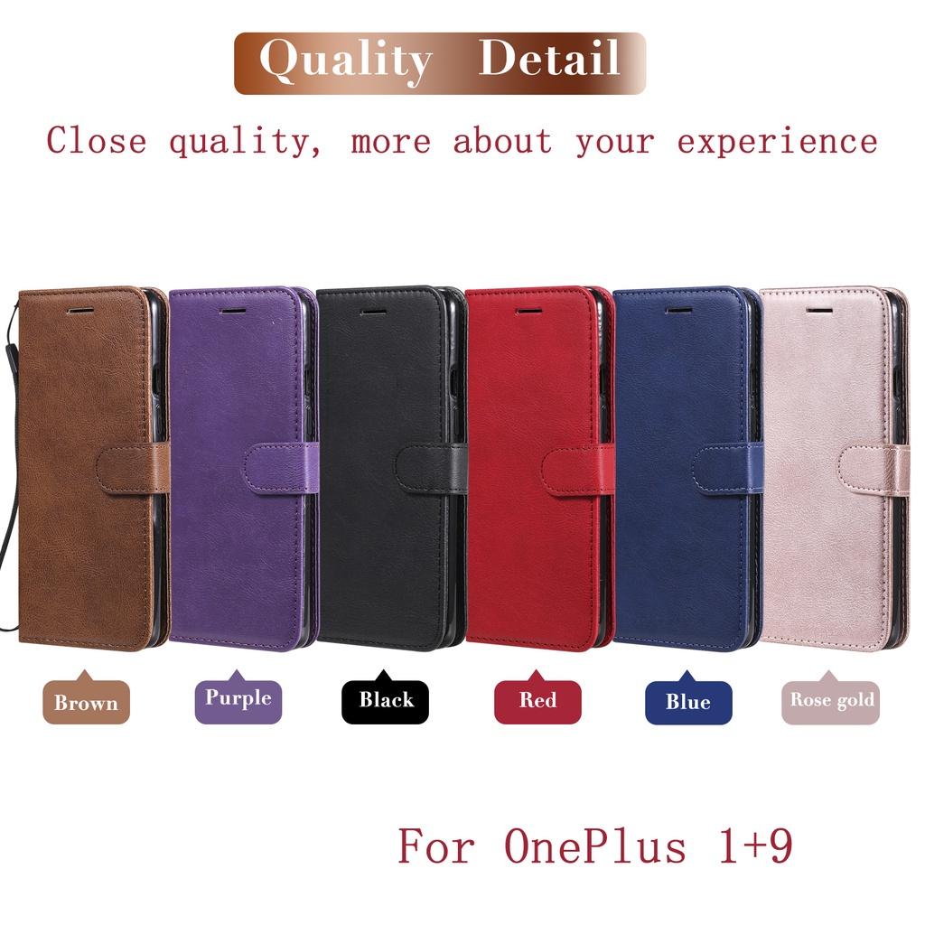 Ốp lưng điện thoại dạng ví da lật dành cho OnePlus 9 Pro