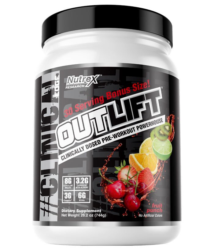 [Chính hãng] Nutrex Outlift Pre-Workout (30 liều),Tăng Sức Mạnh Sức Bền Trước Tập, Bổ Sung Citrulline, BCAA, Creatine