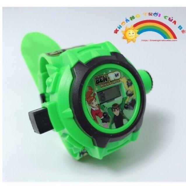 Đồng hồ Ben 10 chiếu hình nhân vật 3D siêu hot ( hàng sẵn )