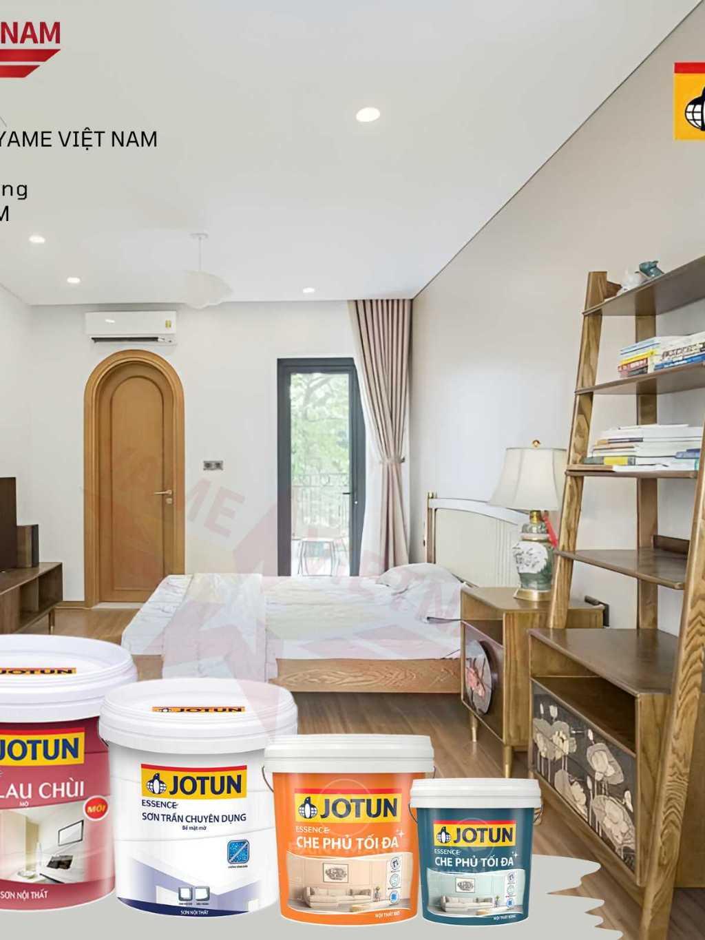 Sơn nội thất JOTUN ESSENCE màu chung cư MASTERI Central point VINHOME Q9 (Sơn nội thất)
