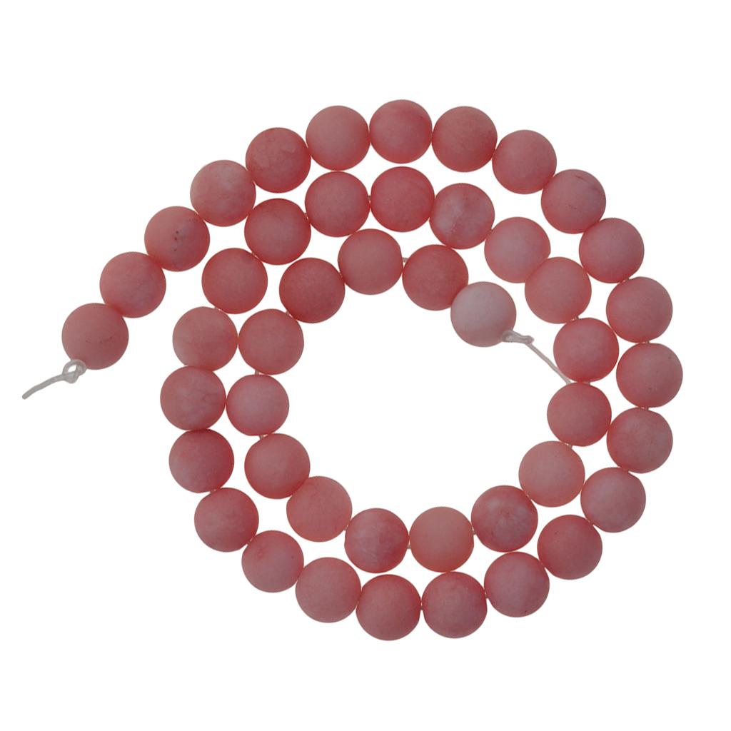 Natural Gemstone Stone 8mm Spacer Loose Round Beads DIY Jewelry Making Gifts Garden Decors
