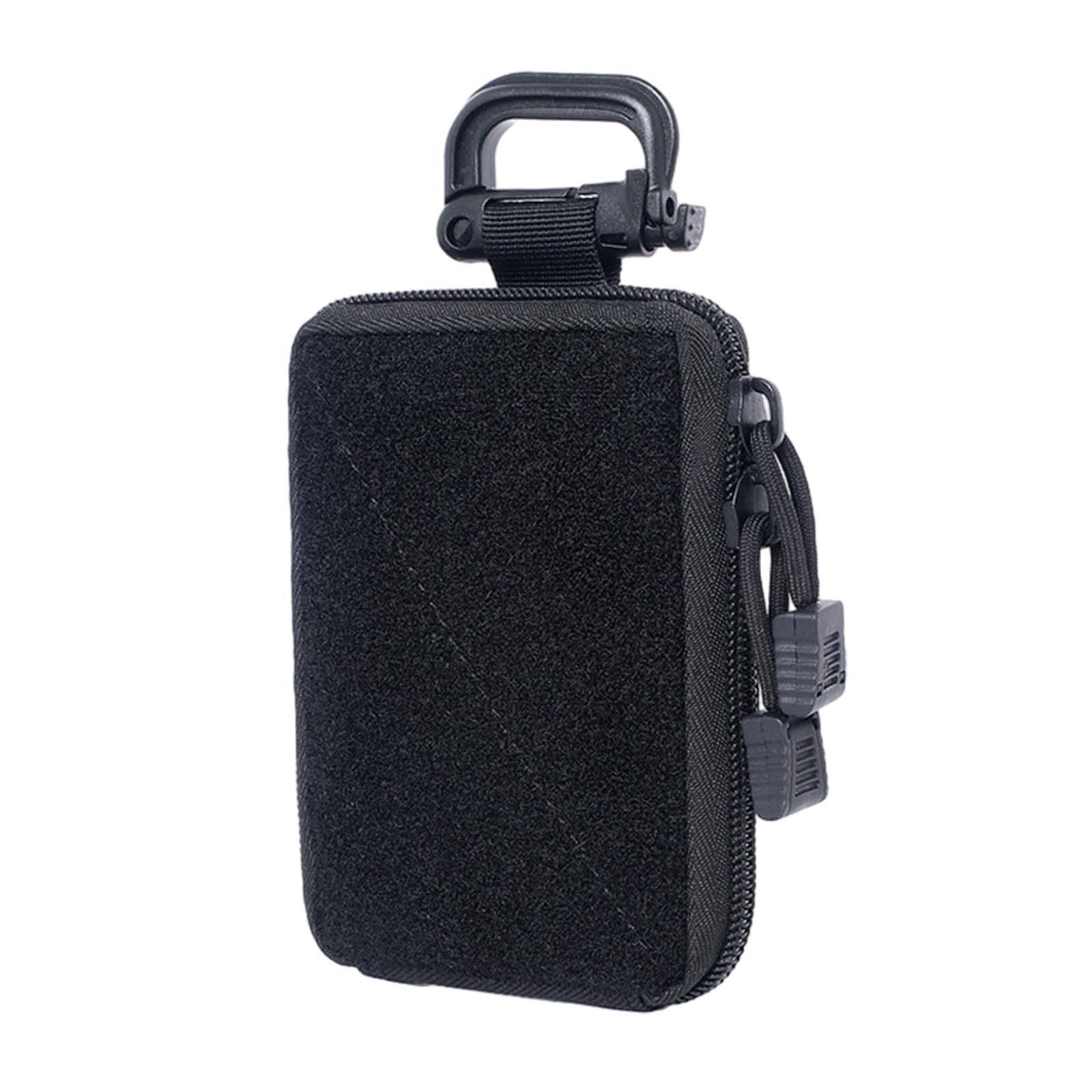 Small Pouch Electronics Accessories Organizer Zippered Utility Organizer Bag Waist Belt Pouch for Fishing Camping