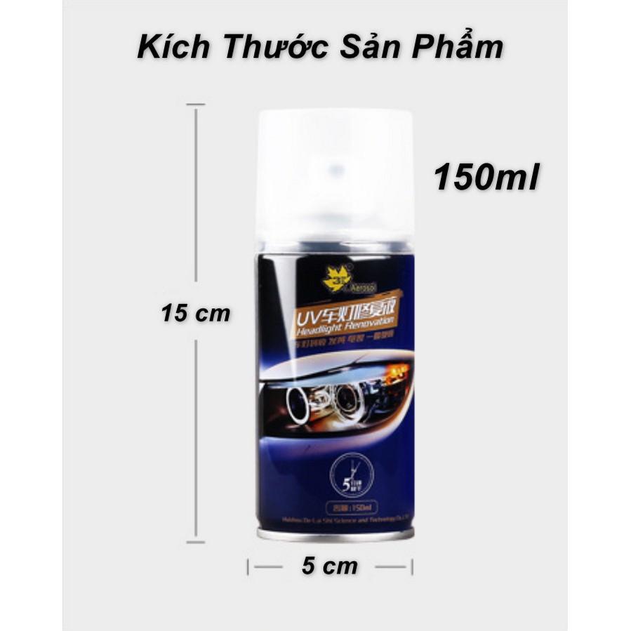 Chai làm sạch, bóng chóa đèn ô tô, xe máy Headlight Clear&Bright