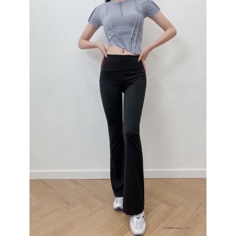 ♟Quần legging ôm ống loe dáng dài