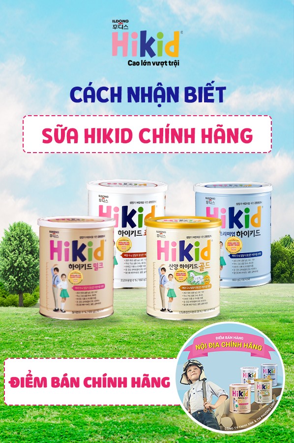 Sữa Dê Hikid 700g (1-9 tuổi) - Nhập khẩu Hàn Quốc