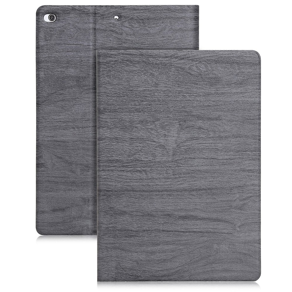 Bao da cao cấp - Smart cover dành cho iPad mini 123 thiết với kế vân gỗ lạ mắt