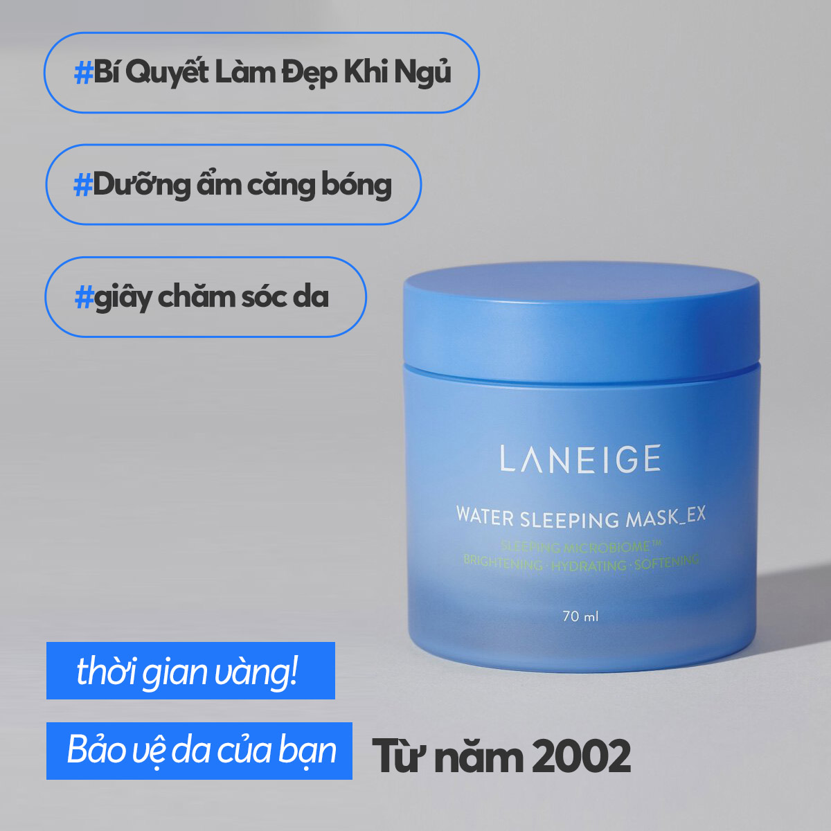 Mặt Nạ Ngủ Dưỡng Ẩm Laneige Water Sleeping Mask EX