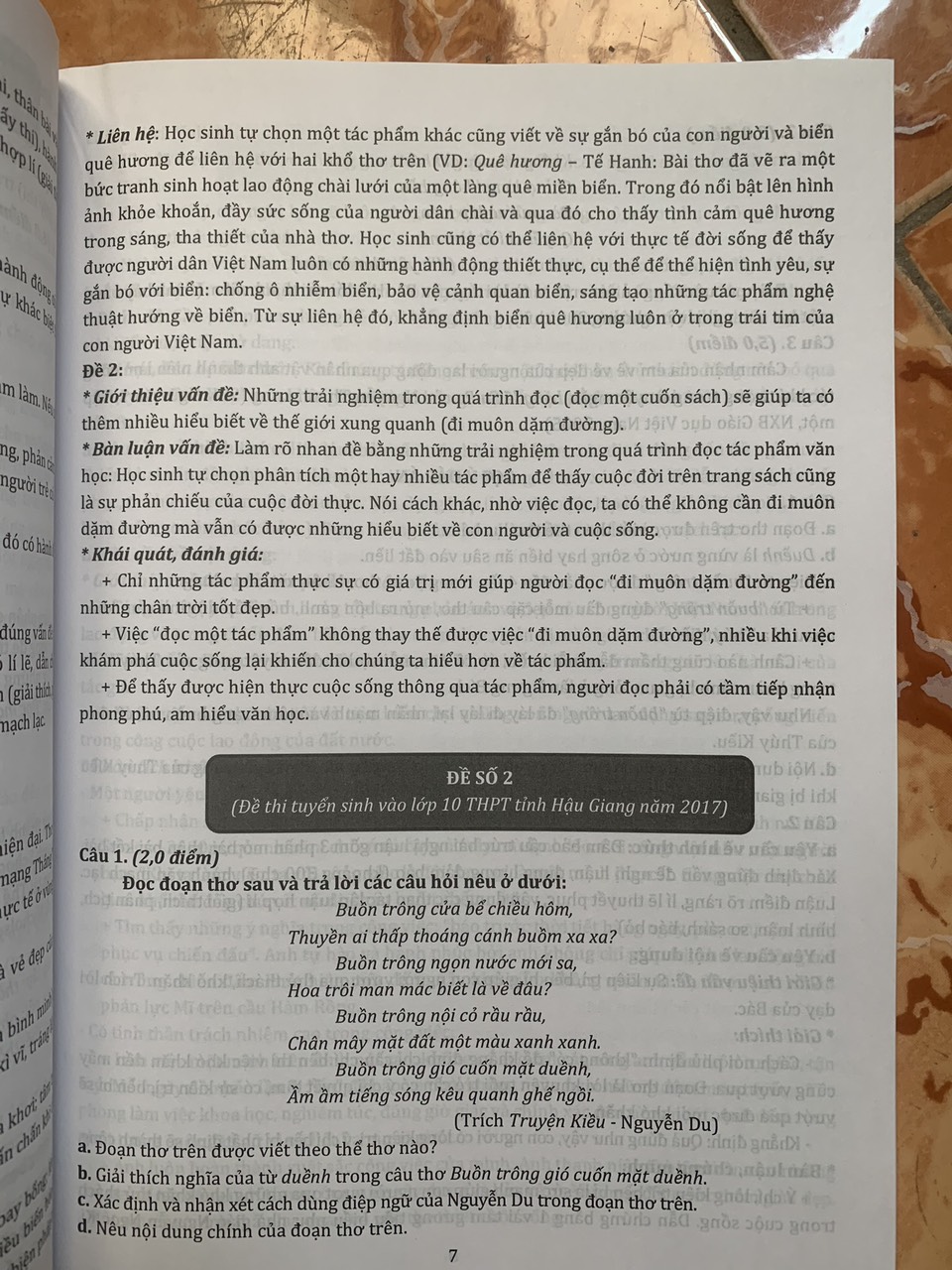 Bộ đề ôn luyện thi vào lớp 10 THPT Môn Ngữ Văn