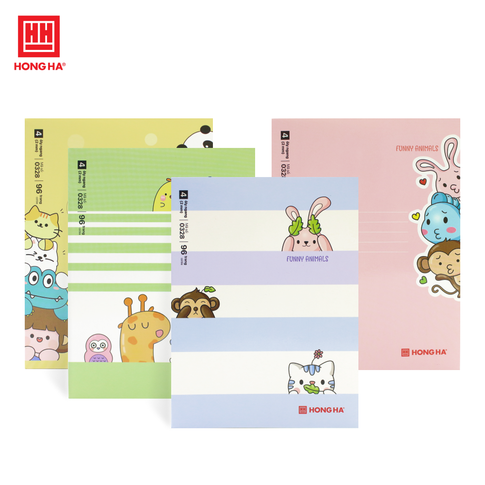 HH - Tập 96Tr Class Funny Animals, 4 Ly Ngang, Đl: 70/90-92 (10Q/Lốc)