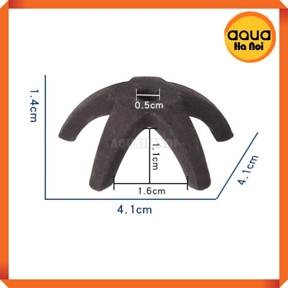 Đồ chơi tép cảnh bằng gốm - Sứ hình ngôi sao - Vỉ 5 cái - Trang trí hồ cá tép cảnh, giúp tép trú ẩn xả stress