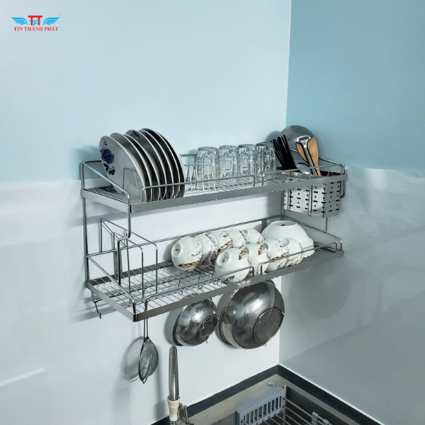 KỆ CHÉN ĐA NĂNG INOX 304 TÍN THÀNH PHÁT