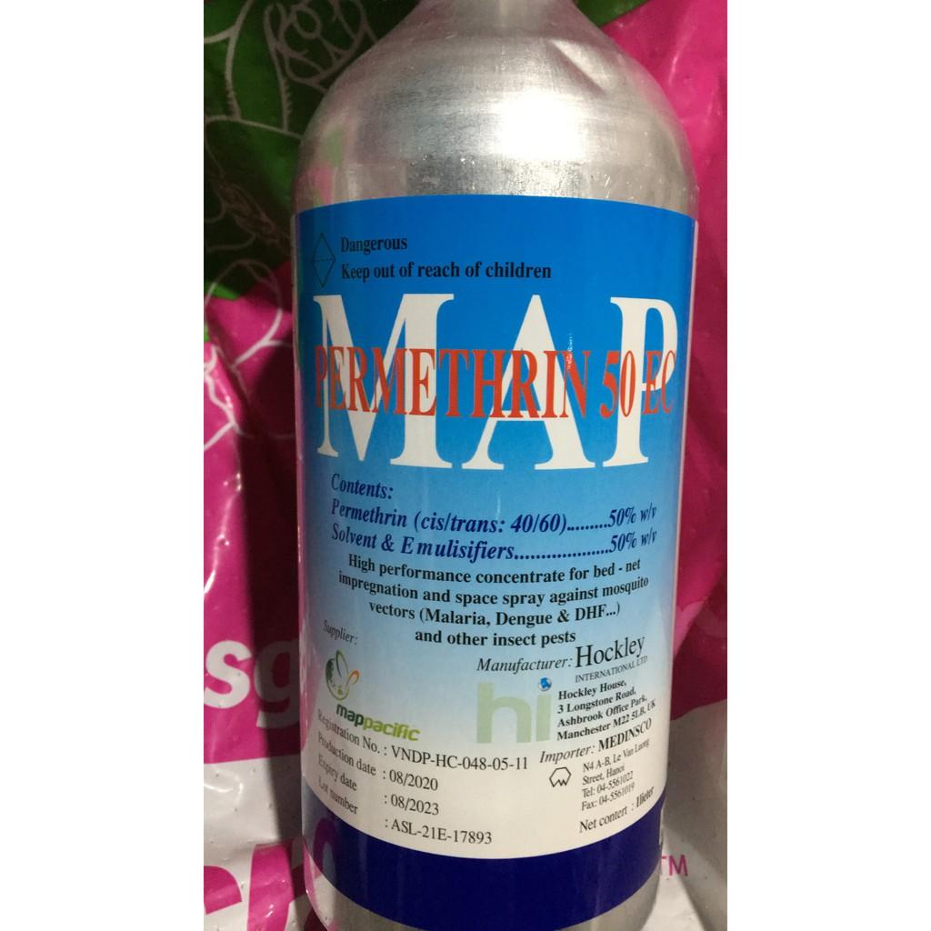 Sản phẩm phun muỗi MAP chai nhôm hàng ngoại 1 lít chuẩn