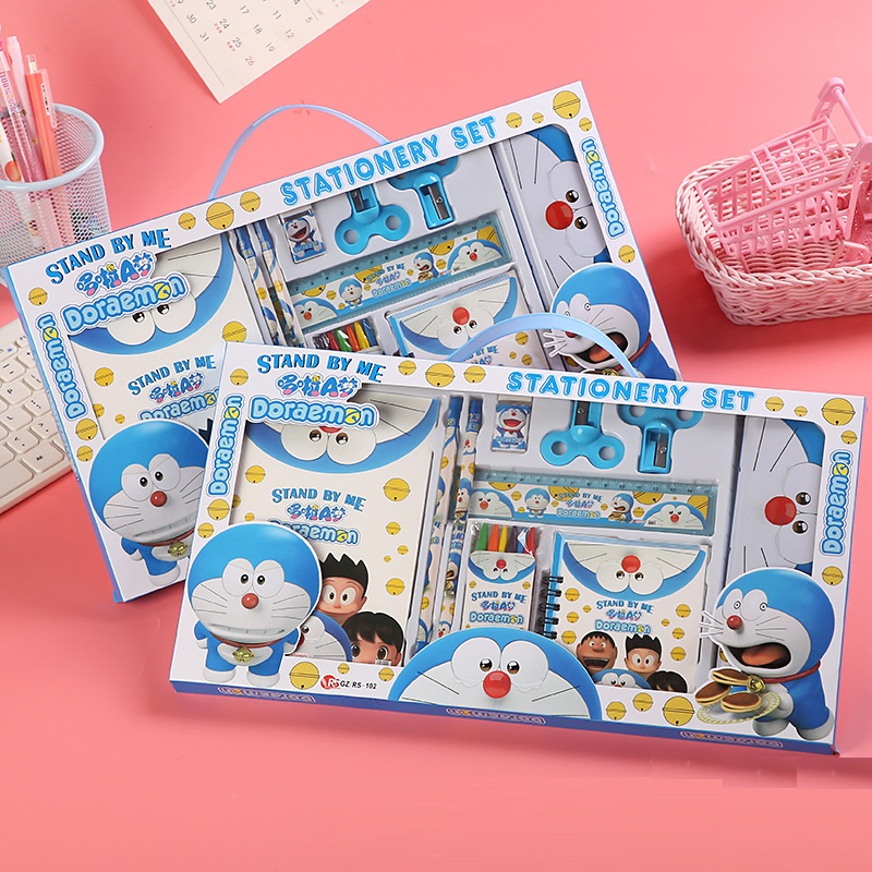 Dụng cụ học tập dễ thương cho bé nhiều mẫu đáng yêu mẫu mới Stationery set Borrence chất lượng tốt kèm video 