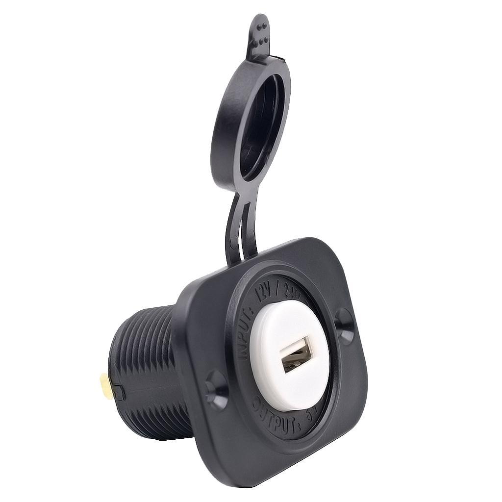 5V 2.1A USB  Supply Socket for   12V-24V Car Motorcycle SUV