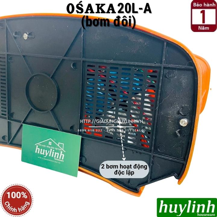 Bình xịt điện phun thuốc trừ sâu Osaka 20 lít [20L-A - Bơm đôi] - [20L-B - Bơm đơn] - Hàng chính hãng