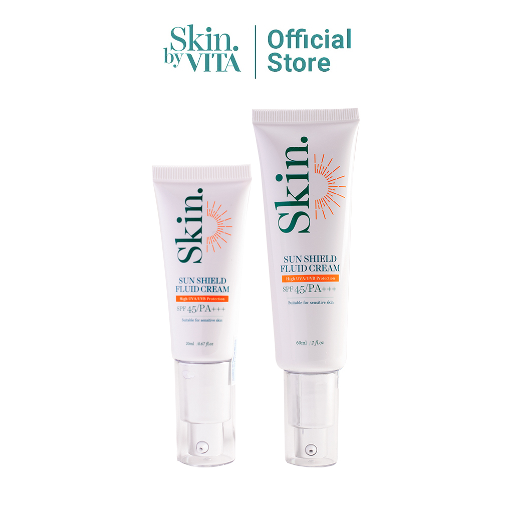 Kem chống nắng Skin. by VITA 60ml - Sunshield Fluid Cream