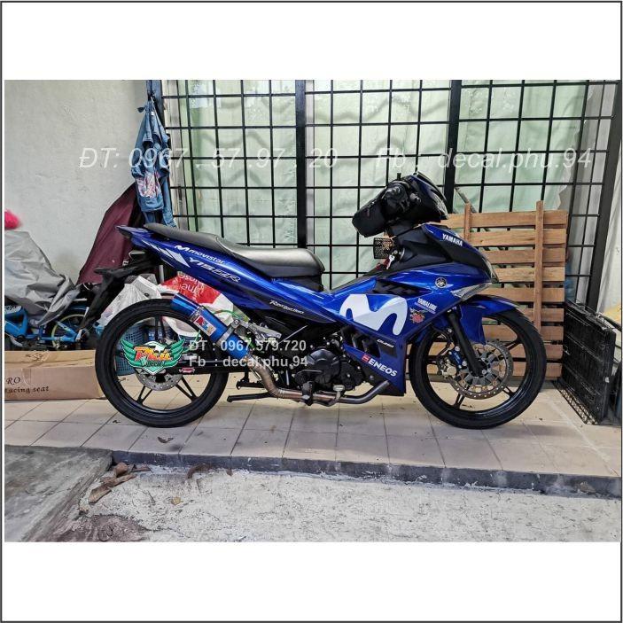 Tem Exciter 150 Movistar Xanh trắng GP