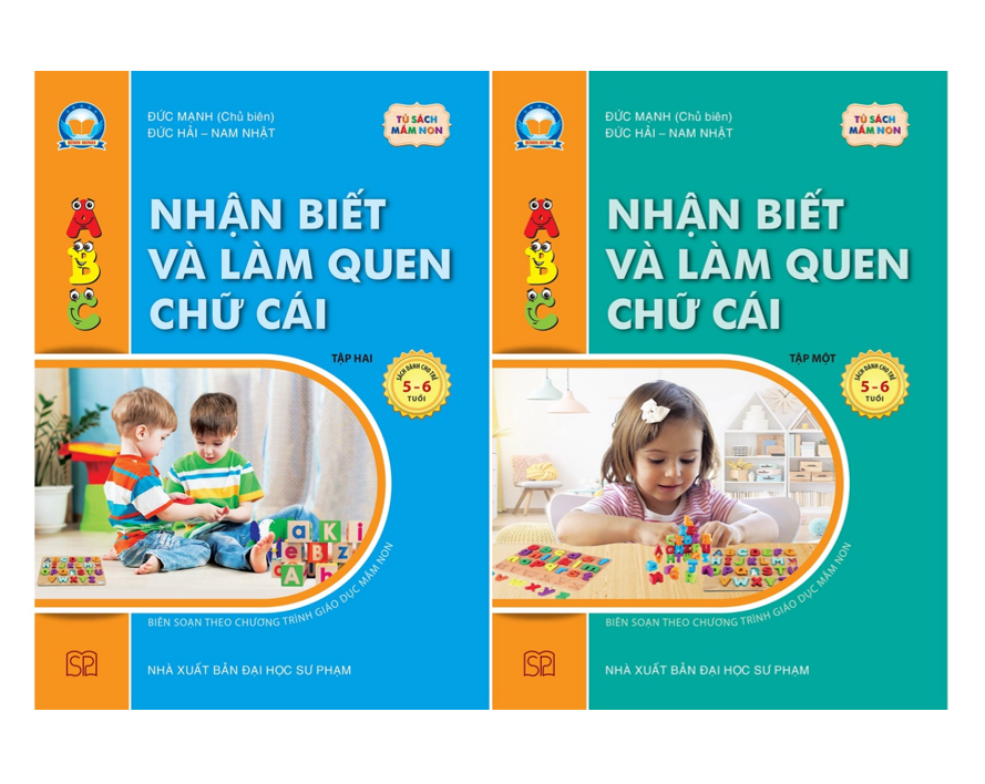 Sách Combo nhận biết và làm quen chữ cái Tập 1 + 2