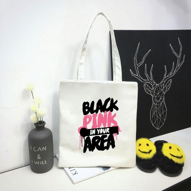 Túi tote BlackPink IN YOUR AREA túi vải túi xách Hàn Quốc