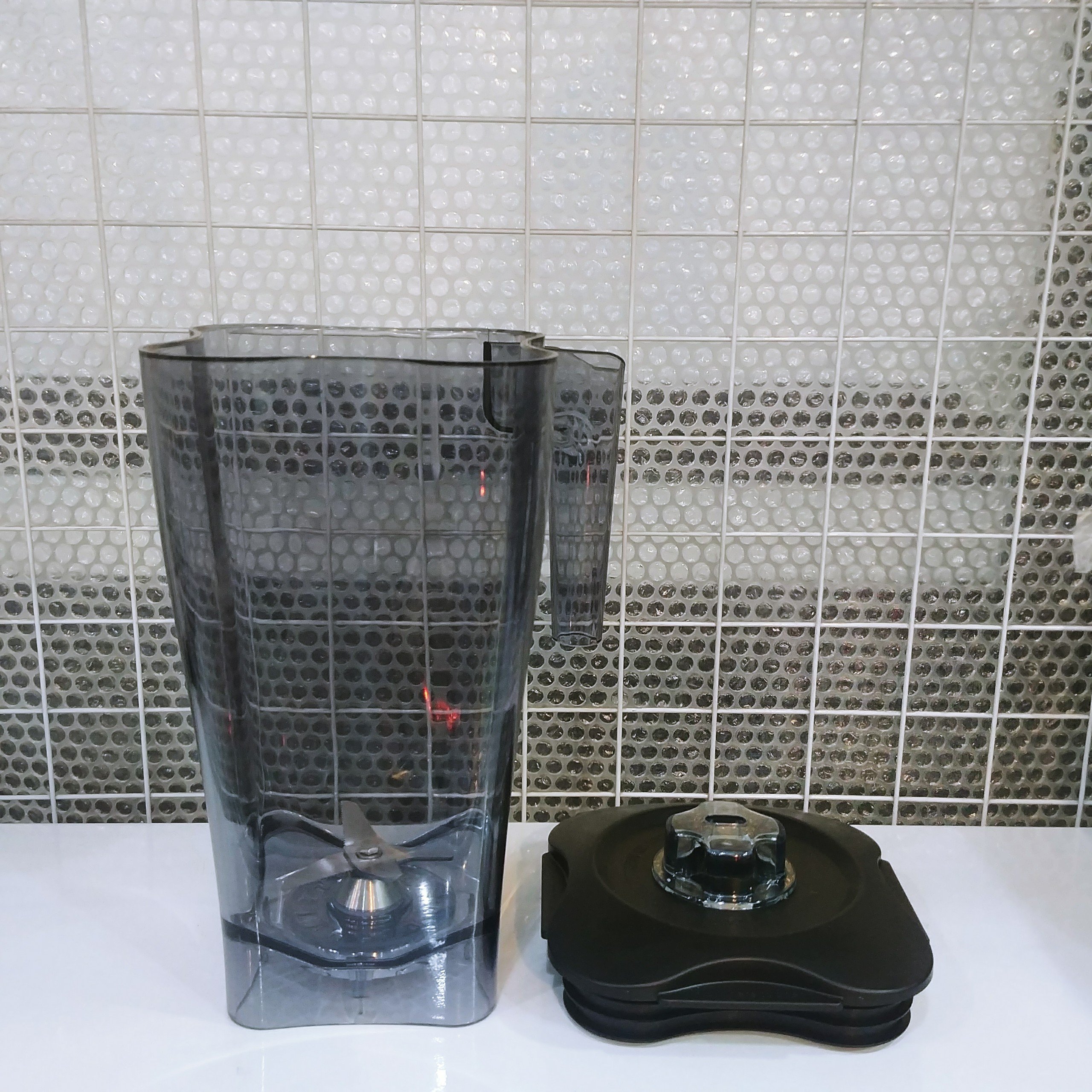 Cối xay sinh tố công nghiệp dung tích 3 lít, bộ lưỡi dao 4 cánh thép không gỉ