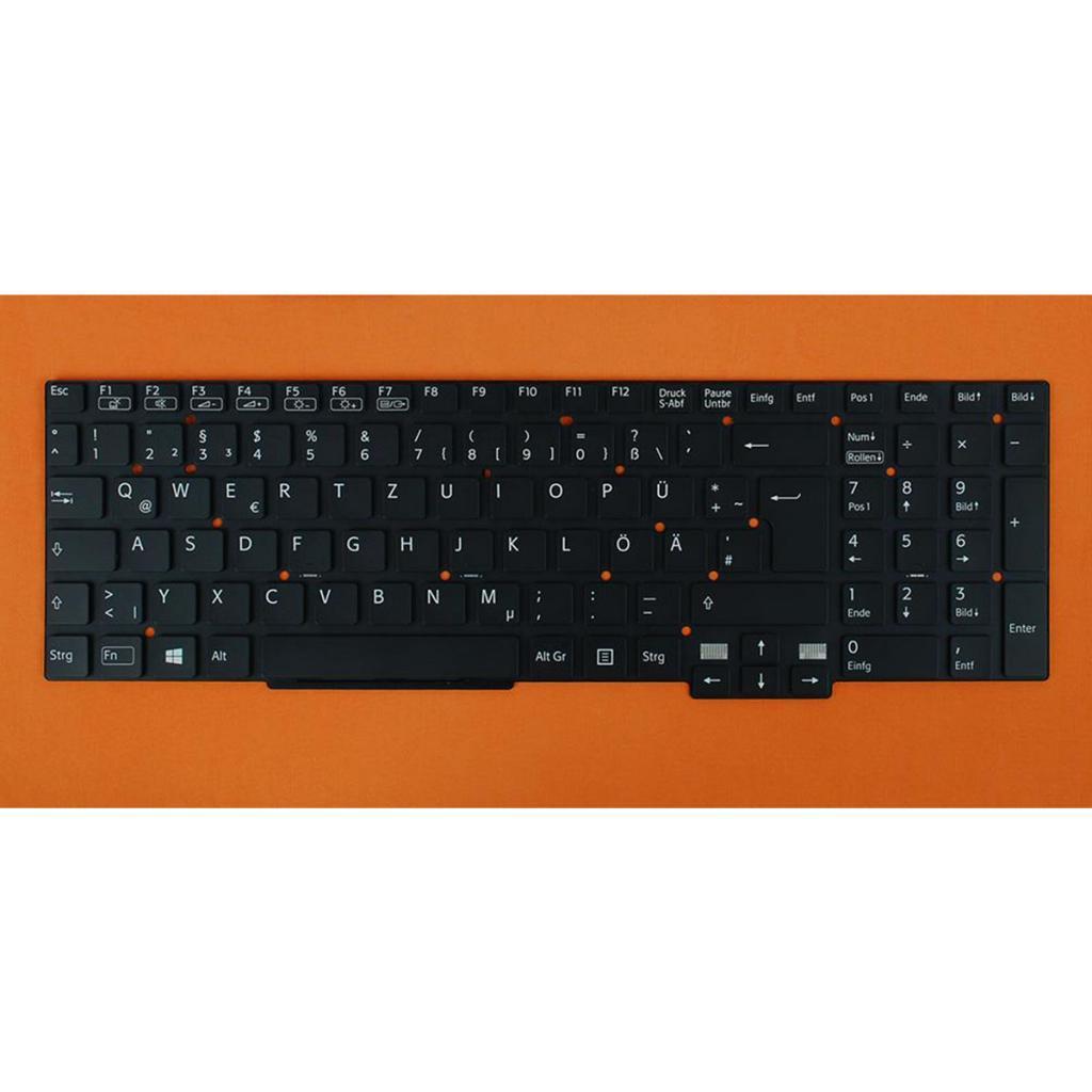 Black German Layout Keyobard w/ Backlit Frameless for Sony Vaio svt15 Laptop