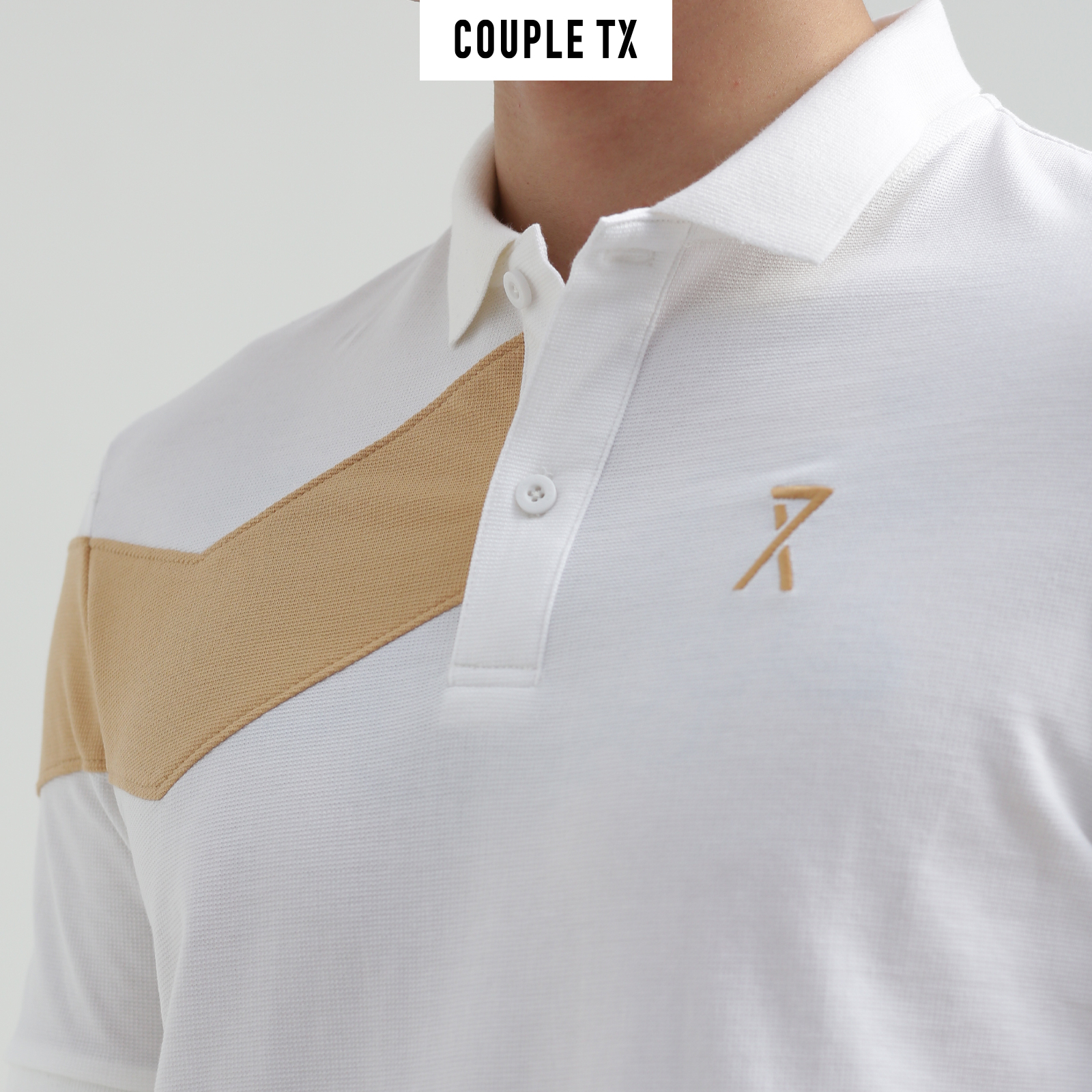 COUPLE TX - Polo Nam Regular Fit Phối Màu MPO 1021