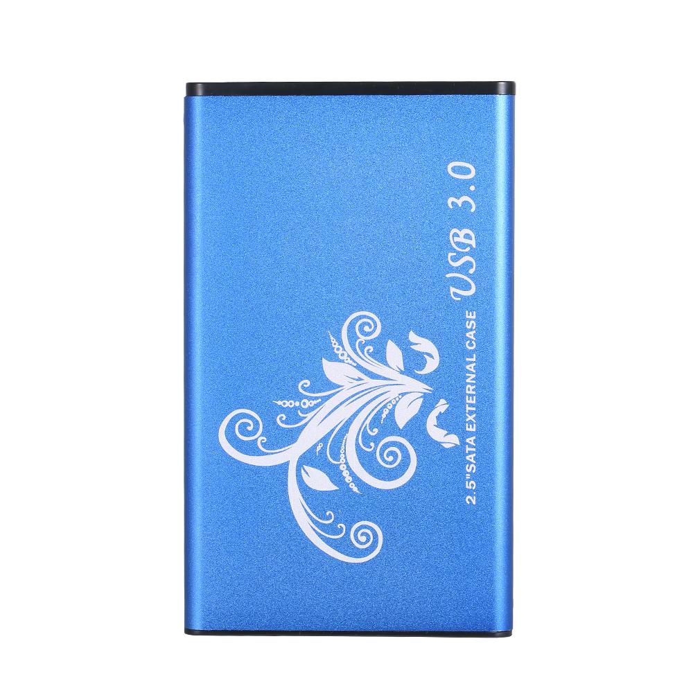 Hộp ổ đĩa cứng 2,5 inch SATA chuyển đổi HDD sang USB3.0 - Xanh lam