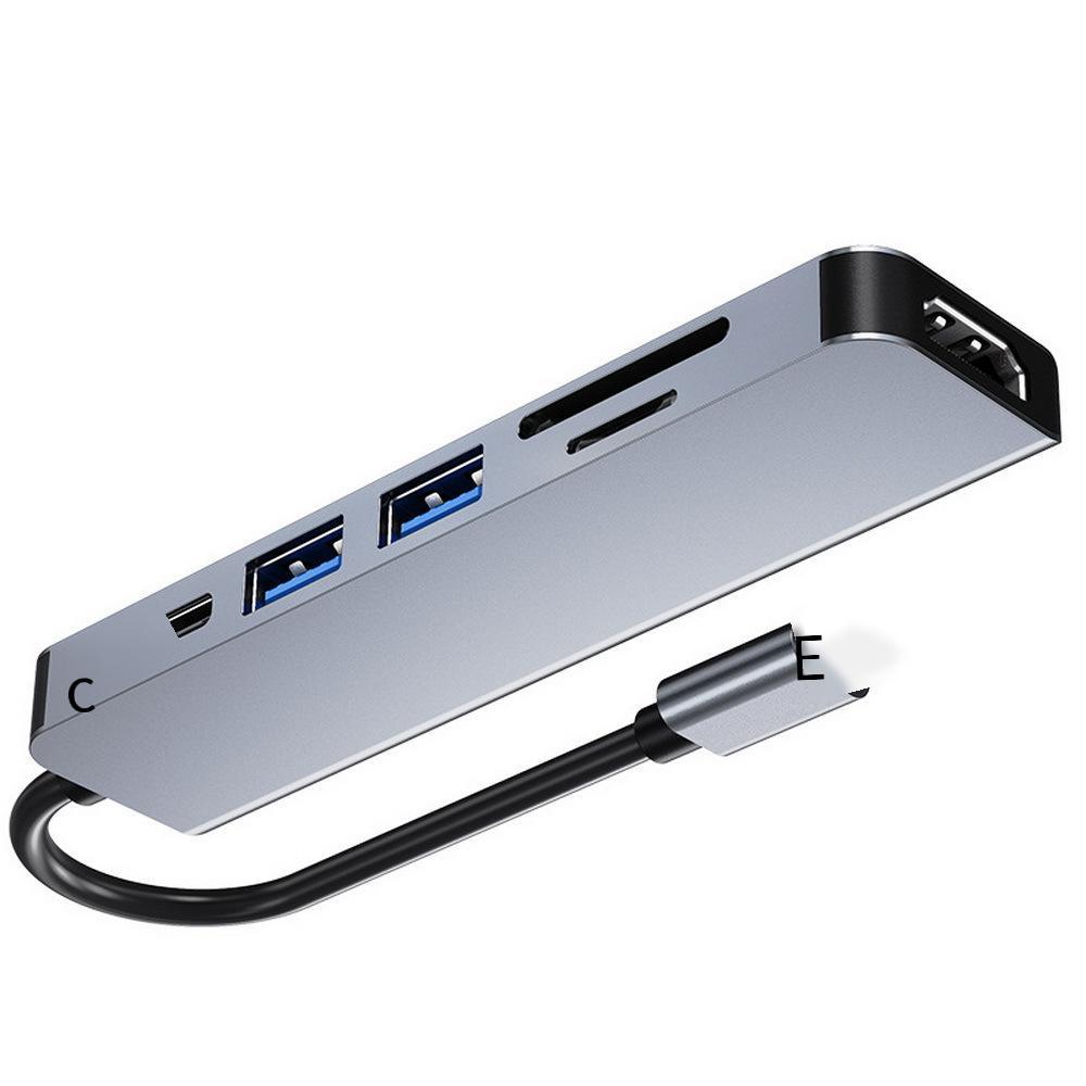 Đế cắm mở rộng sáu trong một USB C đặc biệt dành cho bộ chuyển đổi đa chức năng máy tính xách tay Huawei macbook 3.0hub