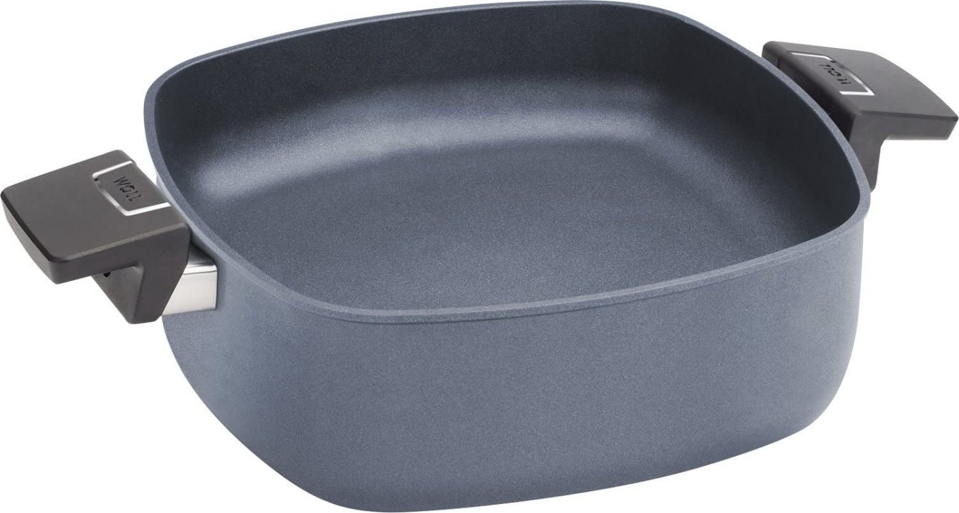 Nồi Chảo vuông 2 tay cầm Woll Diamond Lite Casseroles square 22×22 cm có nắp