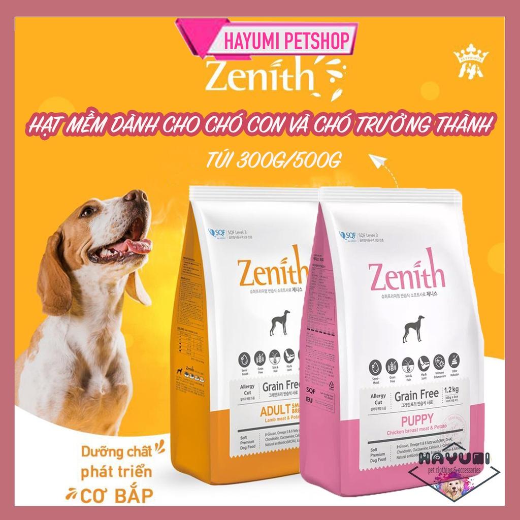HẠT MỀM ZENITH CHO CHÓ CON VÀ CHÓ TRƯỞNG THÀNH - GÓI 300G/500G