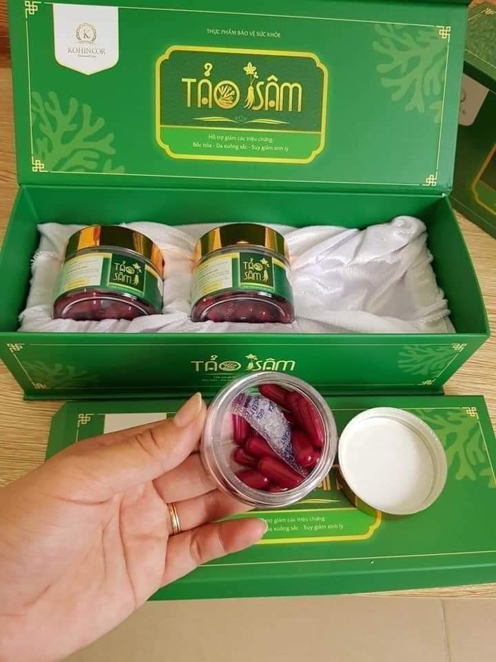 Liệu Trình 3 Hộp Viên Uống Tảo Sâm Kohinoor - Tặng Kèm Cột Tóc Tai Thỏ Màu Ngẫu Nhiên