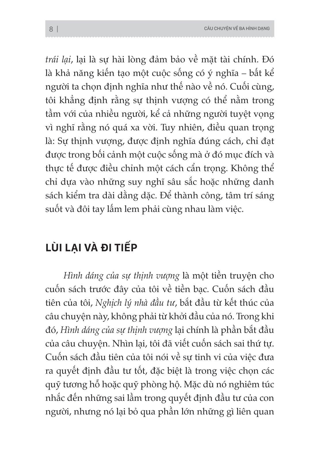 Hình Dáng Của Sự Thịnh Vượng - Lựa Chọn Đúng Quan Trọng Hơn Nỗ Lực