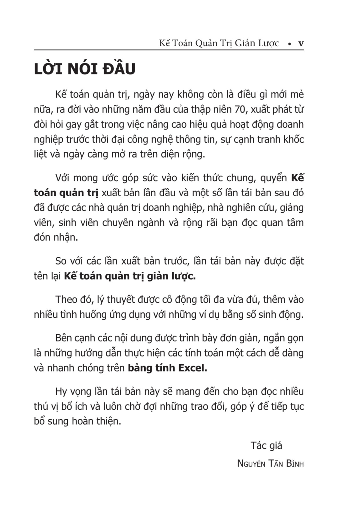 Kế Toán Quản Trị Giản Lược
