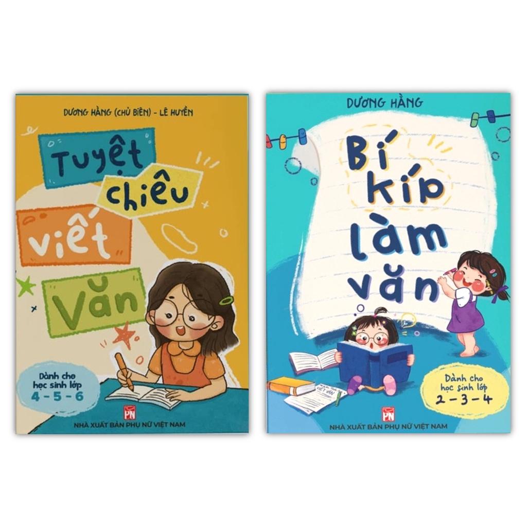 Sách - Combo Bí kíp làm văn dành cho học sinh 2 - 3 - 4 và Tuyệt chiêu viết văn dành cho học sinh 4 - 5 - 6