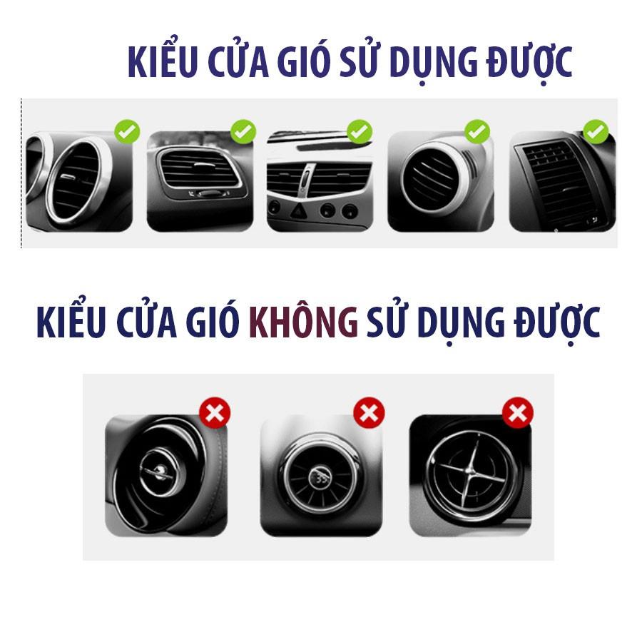 Kẹp Điện Thoại Gắn Cửa Gió Xe Hơi Giá Đỡ Điện Thoại Gắn Cửa Gió Điều Hoà Ô Tô Trọng Lực