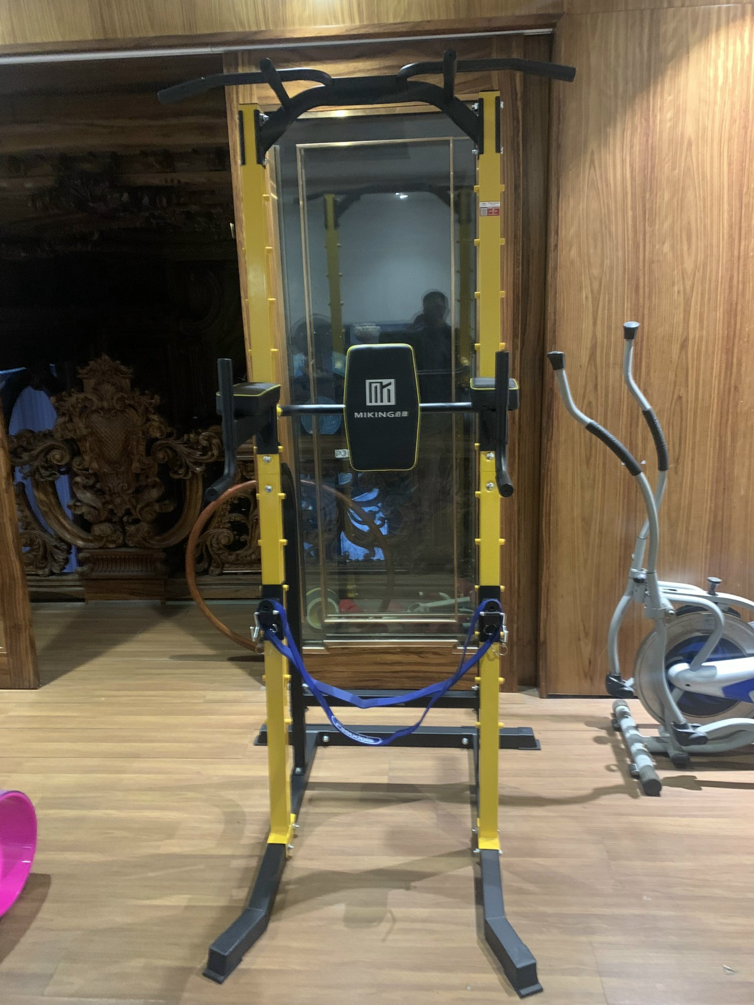 Xà đơn, xà kép đa năng MK680, xà kép điều chỉnh, chịu tải trọng 180kg an toàn cho trẻ em, người lớn