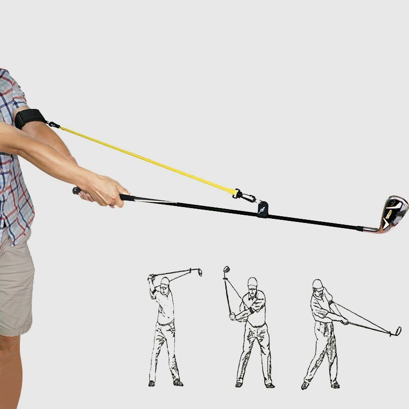 Dụng cụ hỗ trợ swing golf dây cao su đàn hồi tốt  DC445