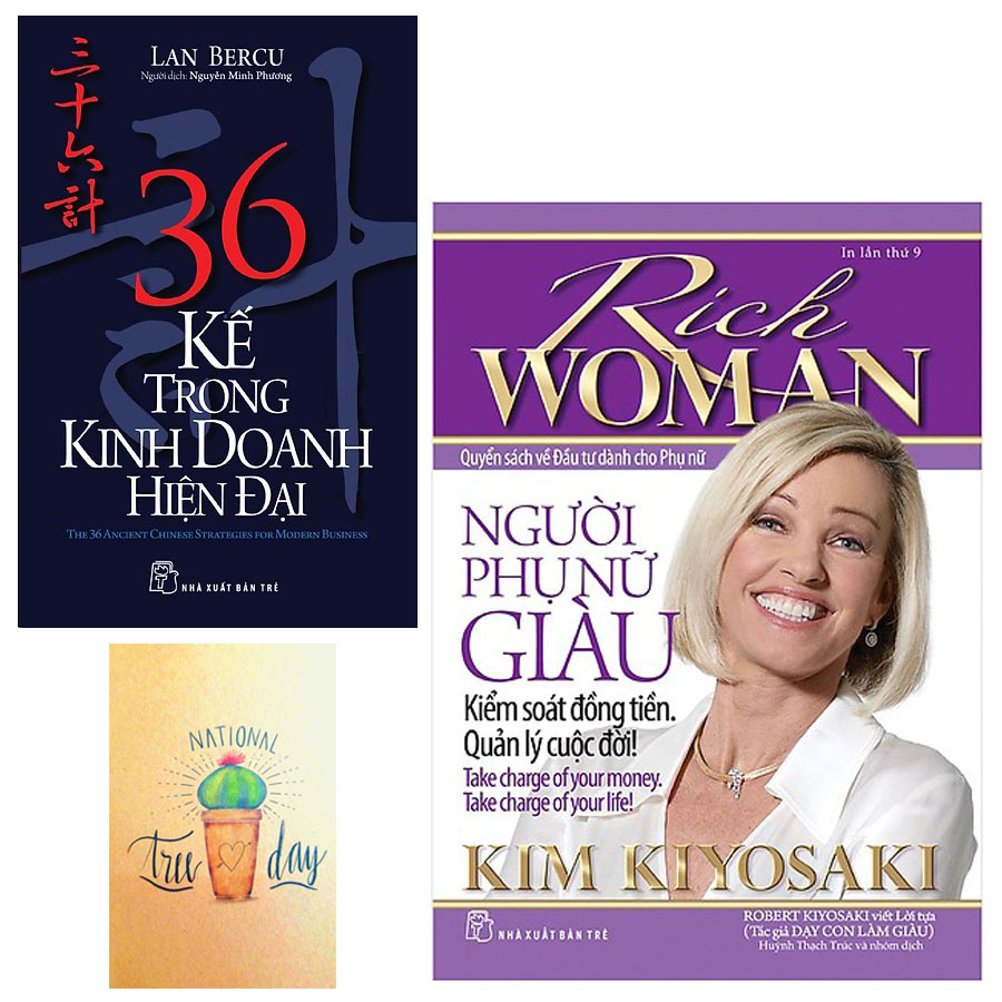 ComboNgười Phụ Nữ Giàu - Kiểm Soát Đồng Tiền. Quản Lý Cuộc Đời! và 36 Kế Trong Kinh Doanh Hiện Đại