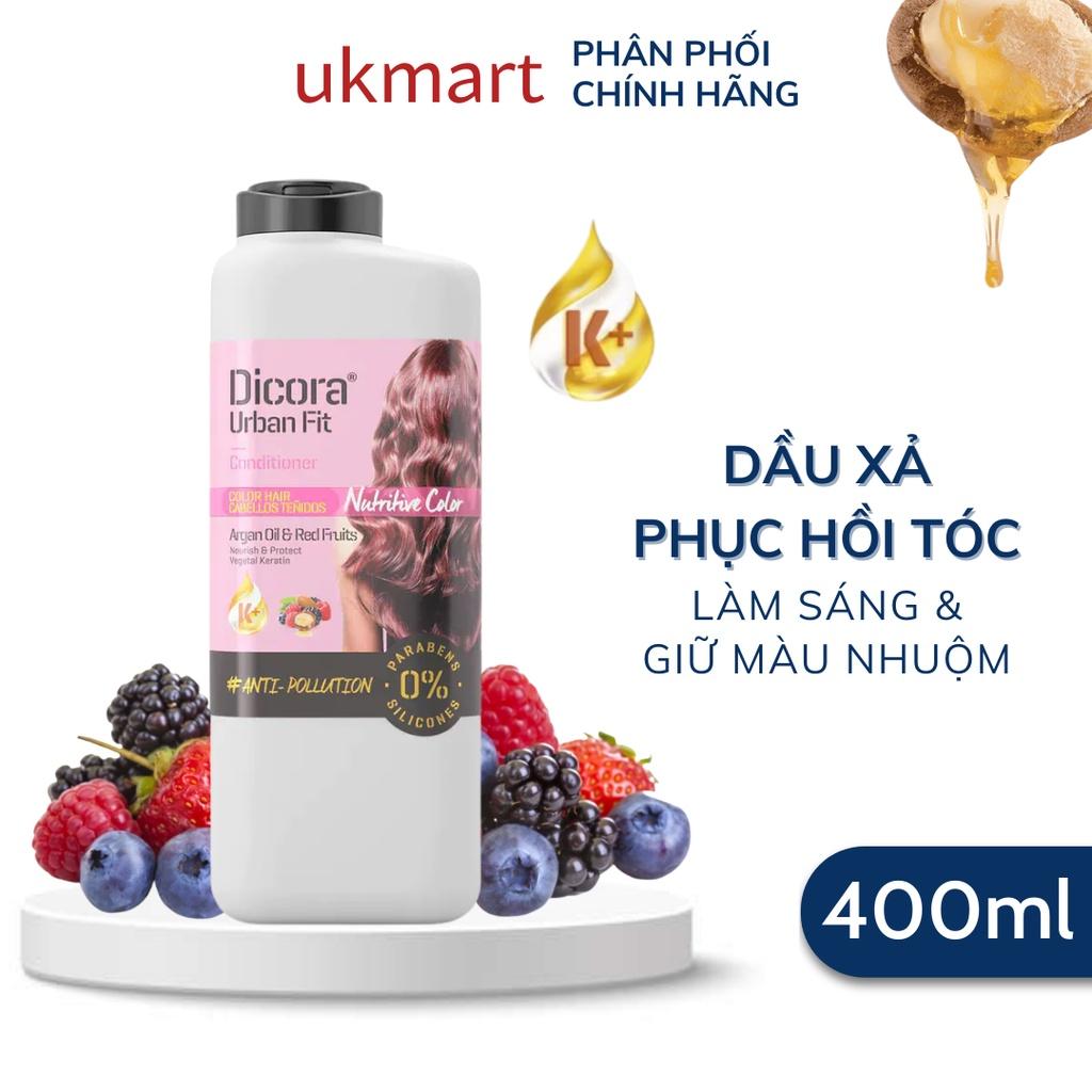 Dầu Gội Xả Dicora Urban Fit Chiết Xuất Tinh Dầu Argan Dành Cho Tóc Nhuộm 400ml