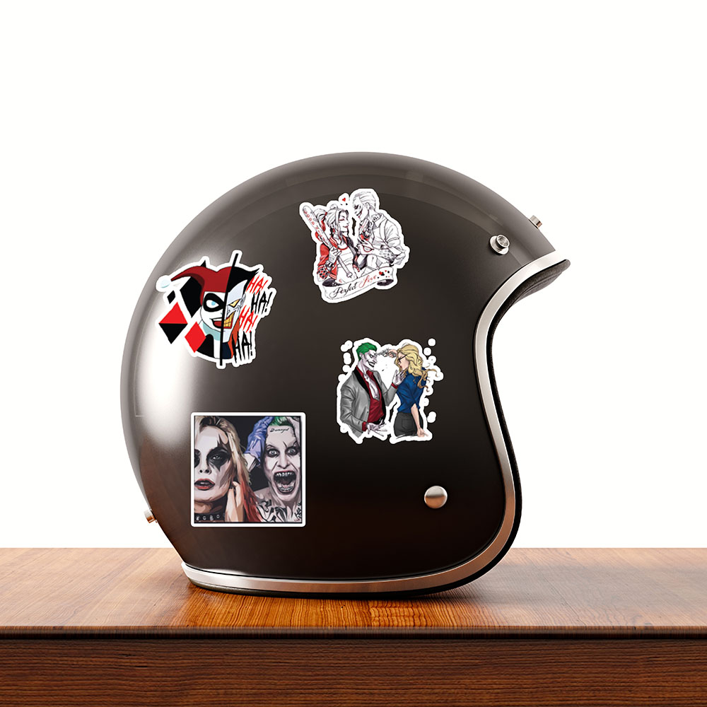 Joker &amp; Harley Quinn - Set 30 sticker hình dán