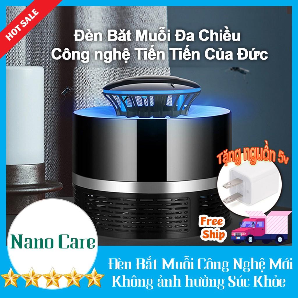 Đèn Bắt Muỗi Nano Thông Minh Công nghệ Đức Tặng Cốc sạc