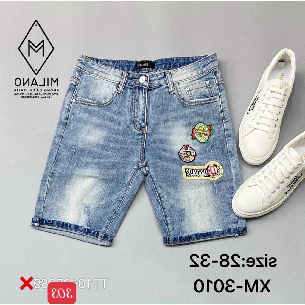 Quần short jean nam rách họa tiết cao cấp vải co dãn hàng siêu đẹp hottrend Phuongnamshop20 60c