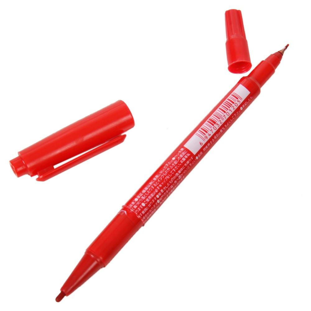 Miễn phí vận chuyển golf pen golf line liner pen ghi điểm golf ghi điểm bút bán buôn giá thả vận chuyển 2 mặt 3 màu Color: Black